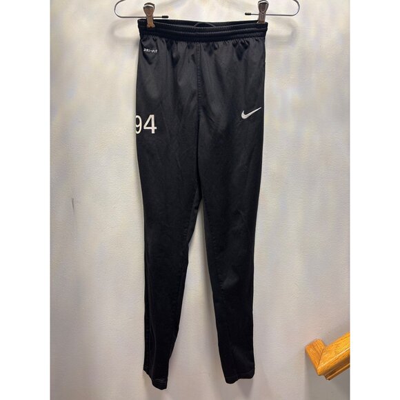Nike Dri-Fit TeensBlack Track Pants With "94" Graphic M - Picture 1 of 10